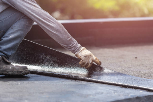 Professional Basement Waterproofing technician working in Dresher, PA